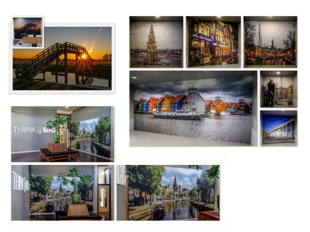 Wandbekleding foto's Hanze